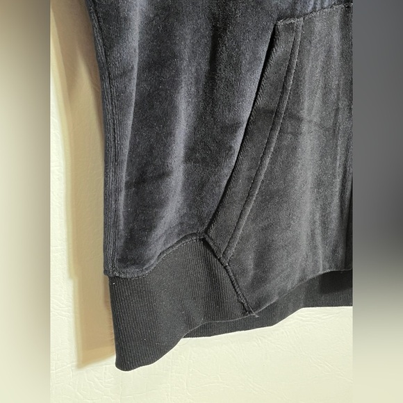 C&C California Velour Black Stripe Full Zip Black Hoodie Large - Picture 6 of 13